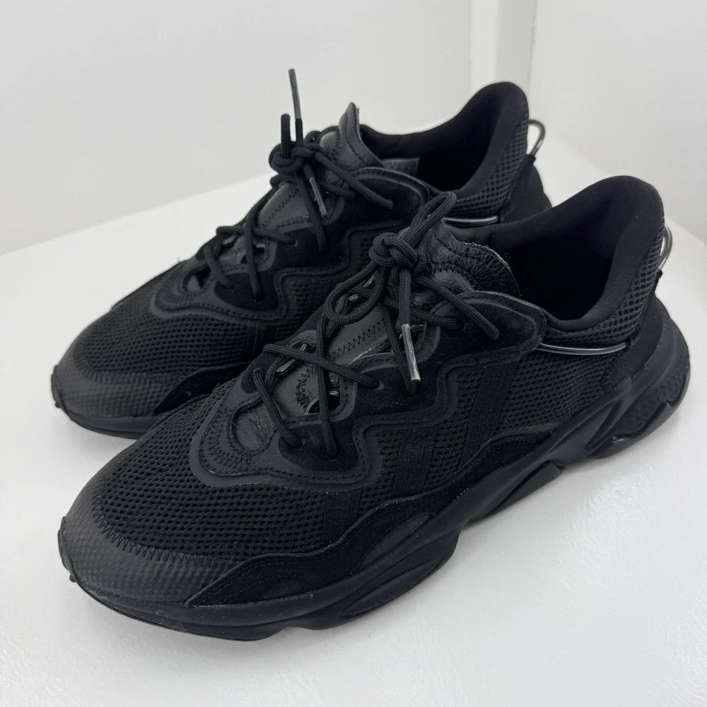 Adidas Originals Ozweego Mens 14 Black Reflective Running Shoes EE6999 Sneakers